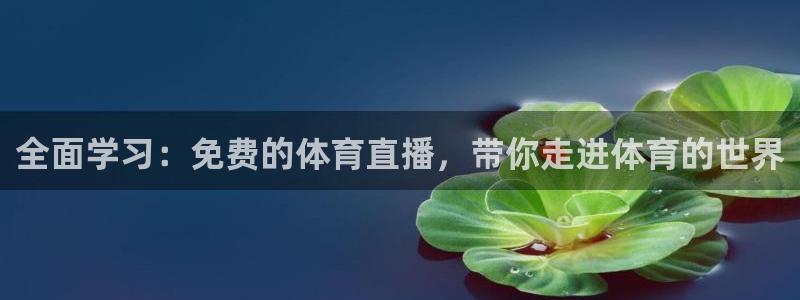 蓝鲸体育app官网版：全面学习：免费的体育直播，带你走进体育的世界