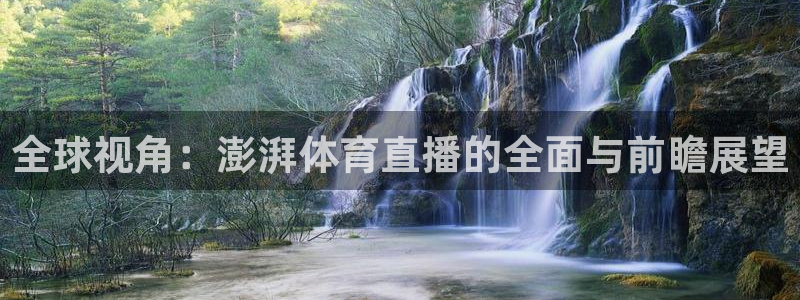 蓝鲸直播体育app下载：全球视角：澎湃体育直播的全面与前瞻展望